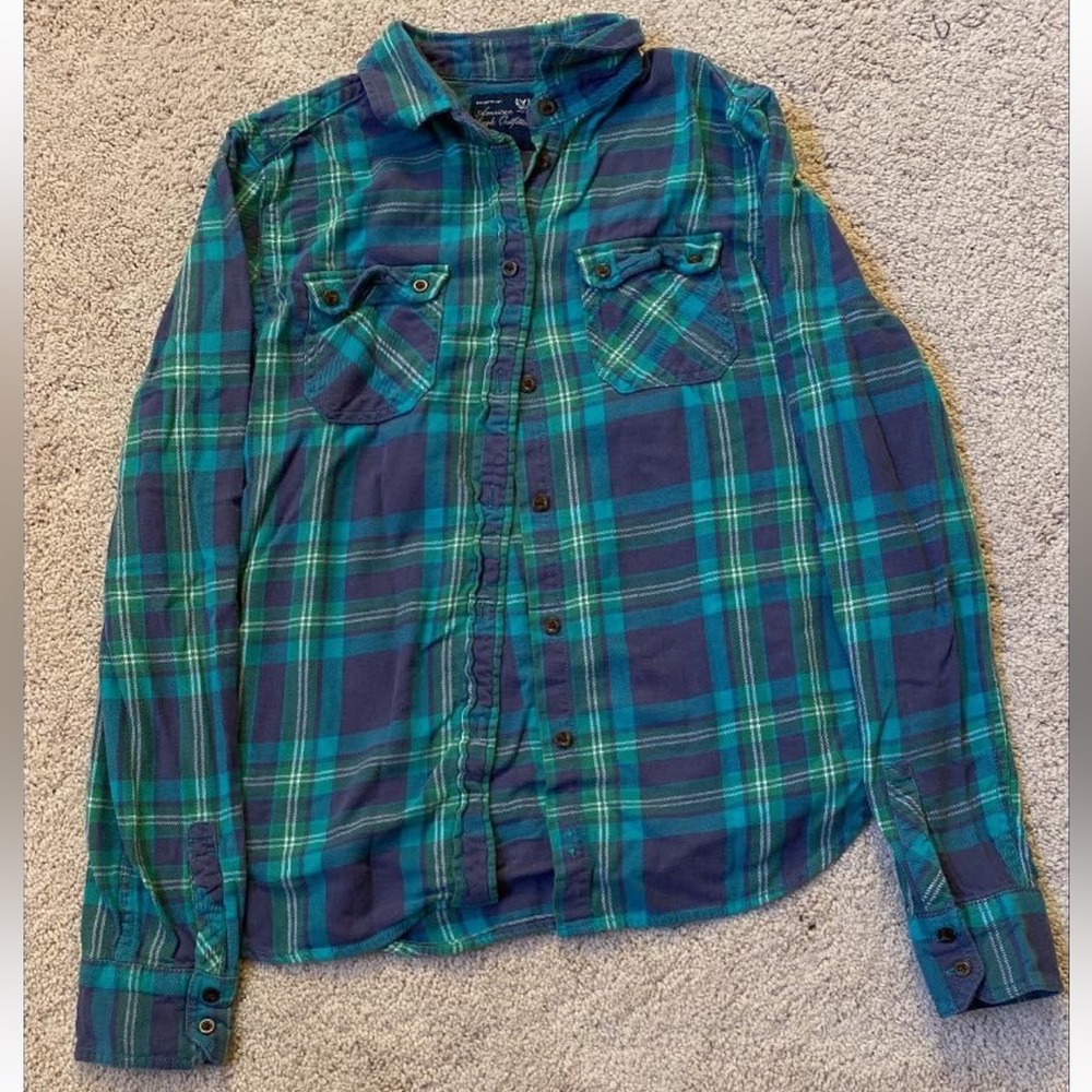 American eagle flannel shirt